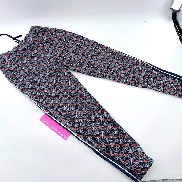 Champion Womens Track Pants, C Link Logo Athletic Navy size XS - Picture 8 of 9